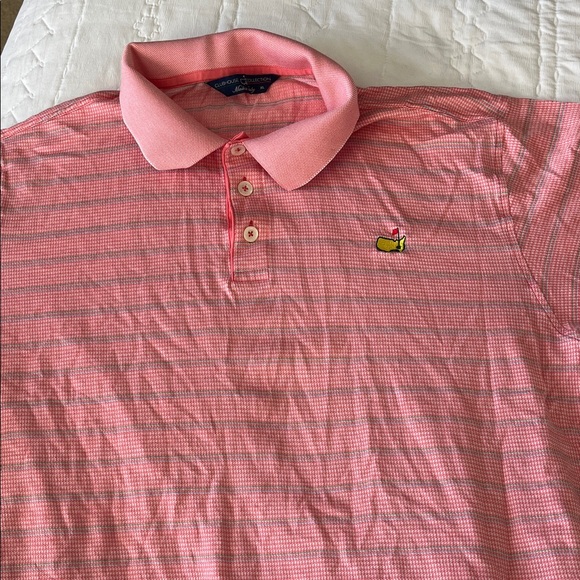 Masters Tops - Pink Striped Masters Polo - Women